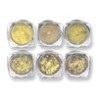Kit 6 piezas efecto dorado
