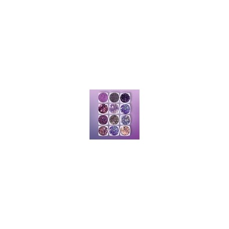 Decoración uñas Morado / 12 piezas